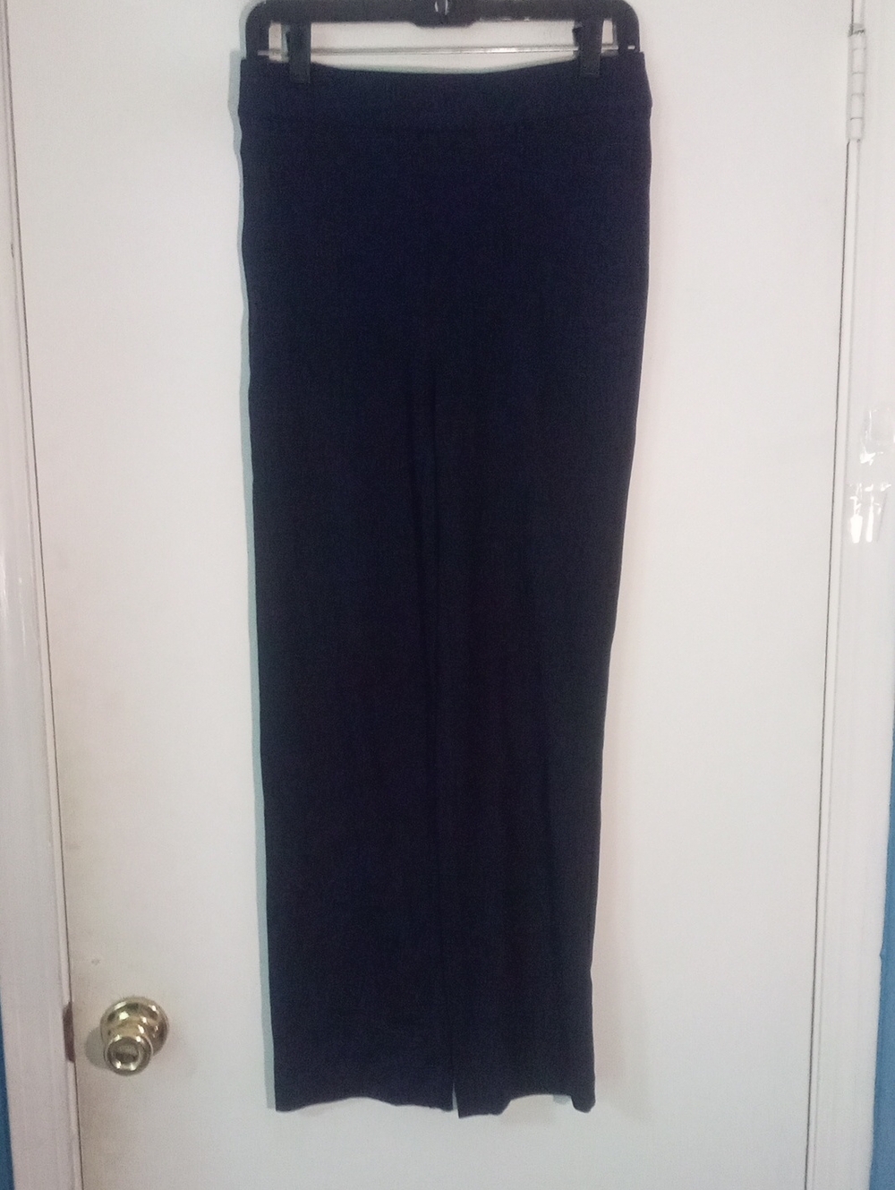 Nine West Navy Blue Straight Leg Pants Small New NWOT Stretch Knit